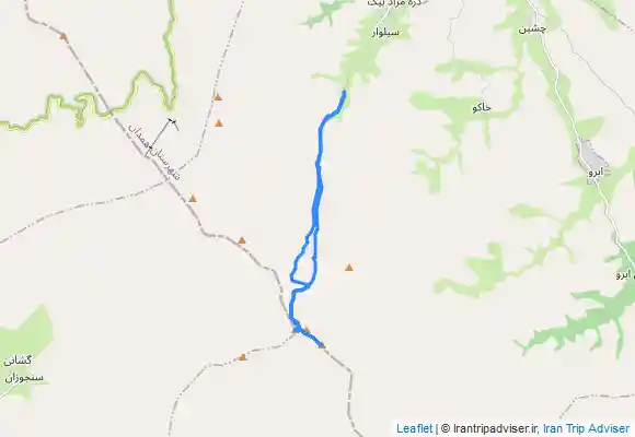 ترک جی پی اس صعود خط‌الرأسی به بام استان همدان، قلل یخچال و کوبری