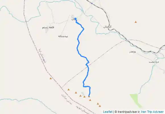 ترک جی پی اس سنبران از روستای تیان