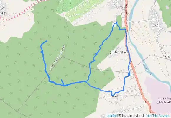 ترک جی پی اس جنگلهای اطراف ساری(سکوتپه)