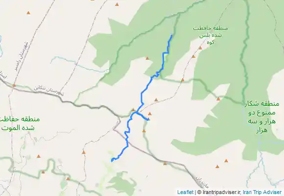 ترک جی پی اس صعود به قله سیالان (هنیز به عسل محله)