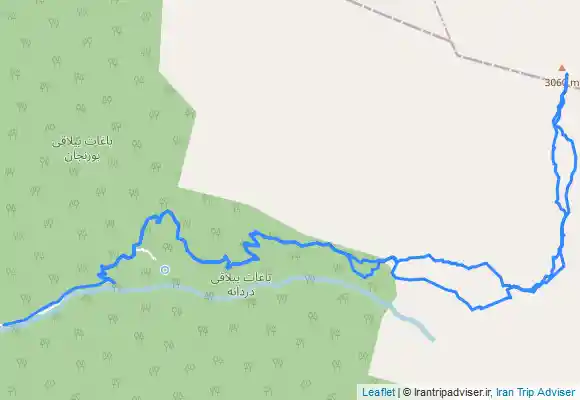 ترک جی پی اس مسیر دردانه به قله دیش