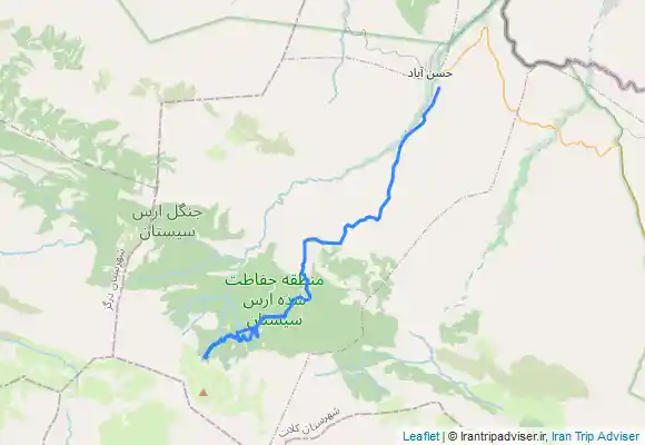 ترک جی پی اس آبشارهای زو سیاه هزار مسجد