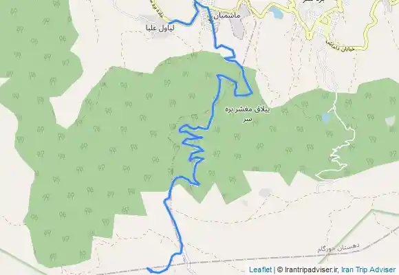 ترک جی پی اس Līāvol-e Bālā - Kaftar Chāk