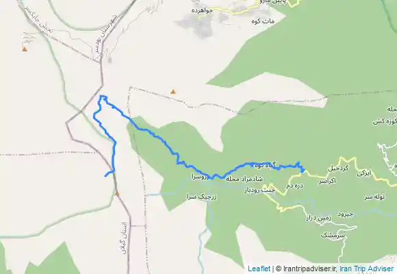 ترک جی پی اس مسیر دشت لپاسر رامسر