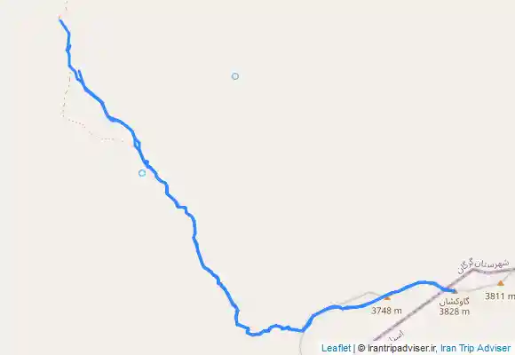 ترک جی پی اس قله گاوکشان