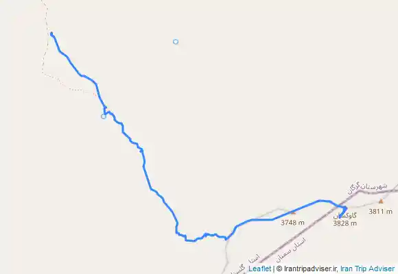 ترک جی پی اس قله گاوکشان