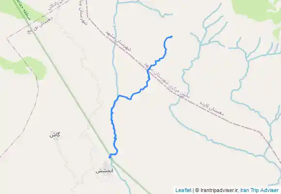 ترک جی پی اس قله کمر یخدان