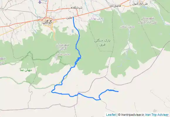 ترک جی پی اس Shah Var Peak