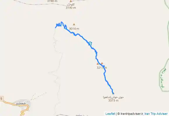 ترک جی پی اس Kermanshah.shahoo کرمانشاه ،قله حوی خانی شاهو