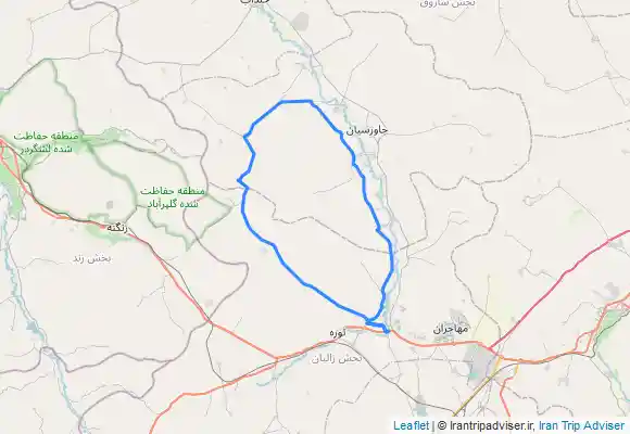 ترک جی پی اس محیط قله لجور و شاه کیخسرو