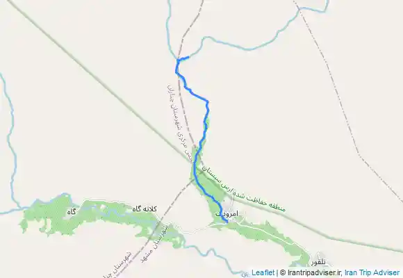 ترک جی پی اس روستای امرودک مشهد به آبشار