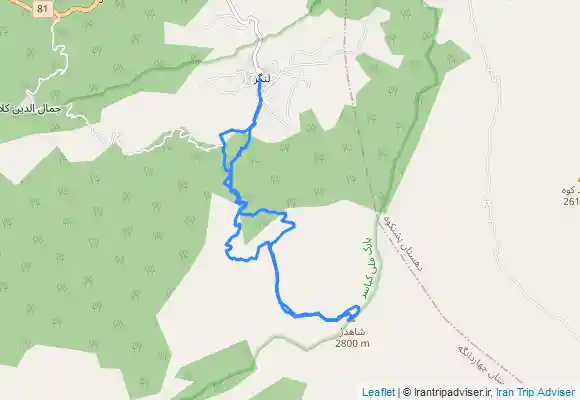 ترک جی پی اس قله شاهدژ