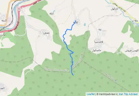 ترک جی پی اس کلایه به الش دشت