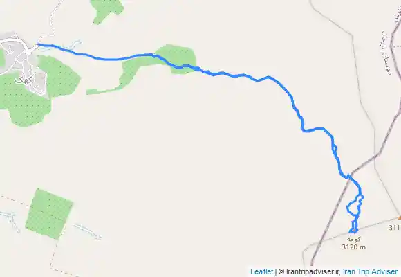 ترک جی پی اس تفرش . روستای کهک . قله کوجه