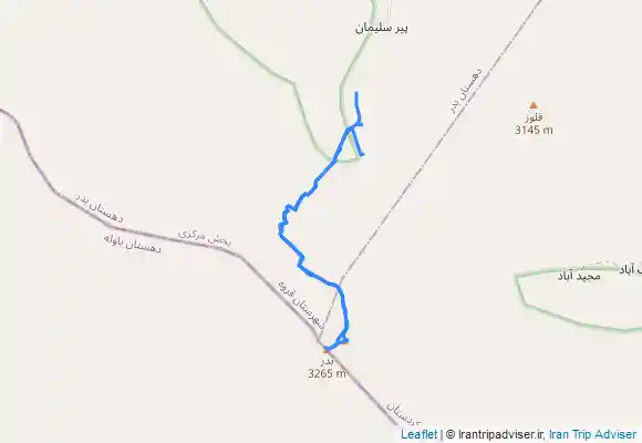 ترک جی پی اس صعود به ارتفاعات بدر و وزیر قروه