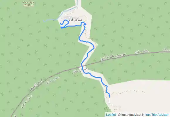 ترک جی پی اس شیرین آباد به سر تخت جنگل ابر