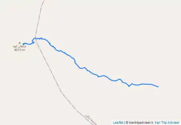 ترک جی پی اس قله شاهان کوه اصفهان