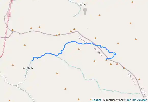 ترک جی پی اس وارنگه رود به کمانکوه