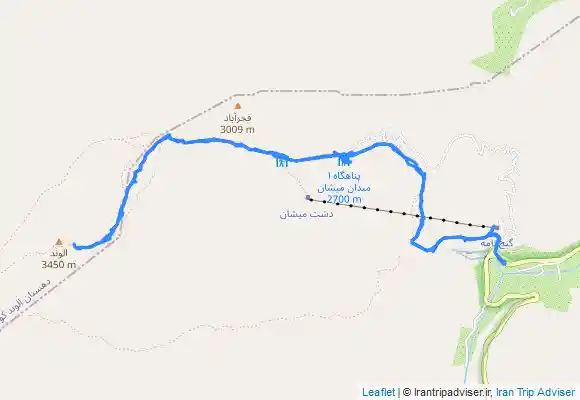 ترک جی پی اس الوند از گنجنامه همدان - Alvand Hamedan