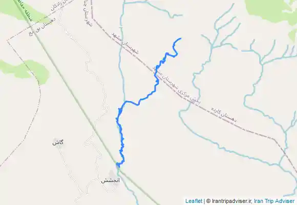 ترک جی پی اس قله کمر یخدان از مسیر طولانی (روستای انجیشش شروع پیمایش )