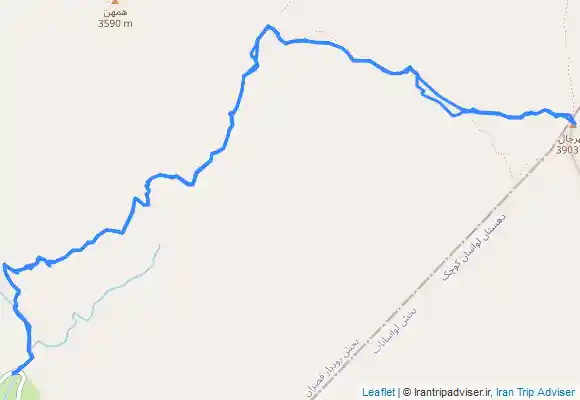 ترک جی پی اس مهرچال از روستای امامه - جاده فشم - Mehrchal