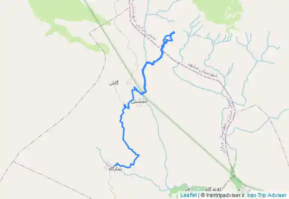 ترک جی پی اس قله کمر یخدان و آبشار کلارون(چناران-اندیشش یا انجیشش)