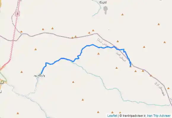 ترک جی پی اس کمان کوه از وارنگه رود