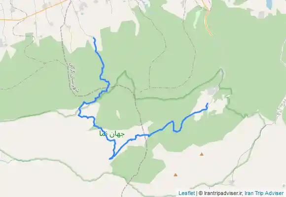 ترک جی پی اس زیارت،حاجی آباد،جهان نما و برگشت از نوچمن