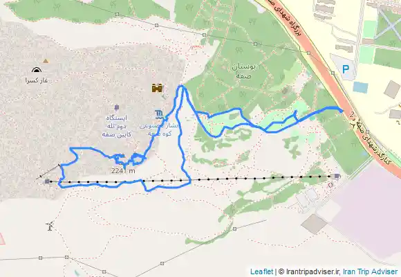 ترک جی پی اس Sofeh Mountain - Isfahan