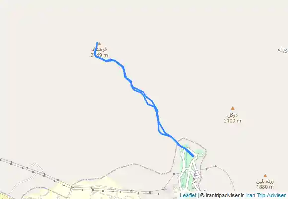 ترک جی پی اس قله فرخشاد (۲۴۴۵ متر)