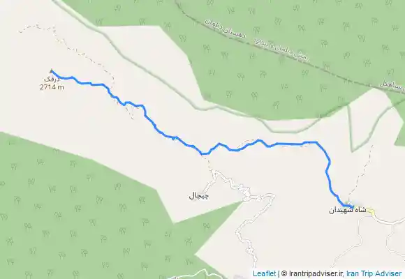 ترک جی پی اس درفک از شاه شهیدان