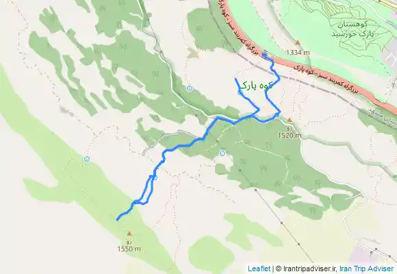 ترک جی پی اس قله سنگچین