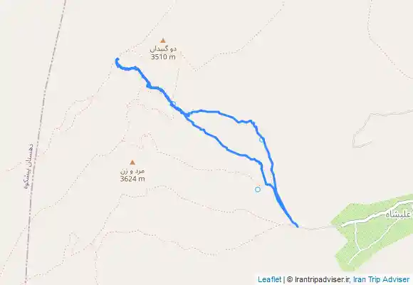 ترک جی پی اس پناهگاه شیرکوه از لاسرگون