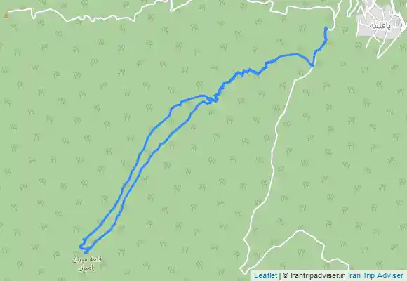 ترک جی پی اس قله قلعه ماران from Pā Qal‘eh