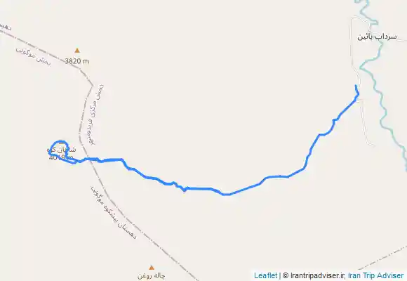 ترک جی پی اس قله شاهان کوه اصفهان