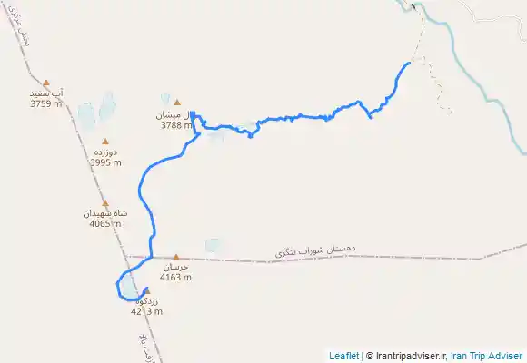 ترک جی پی اس قله کلونچین - مسیر دره کول‌خدنگ
