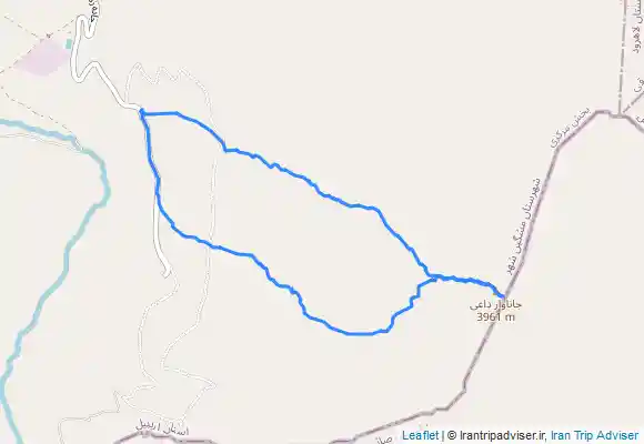 ترک جی پی اس جنوار داغی از مسیر مشگین شهر