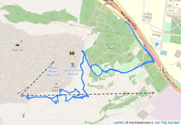ترک جی پی اس Kūy-e Emām Ja‘far Şādeq