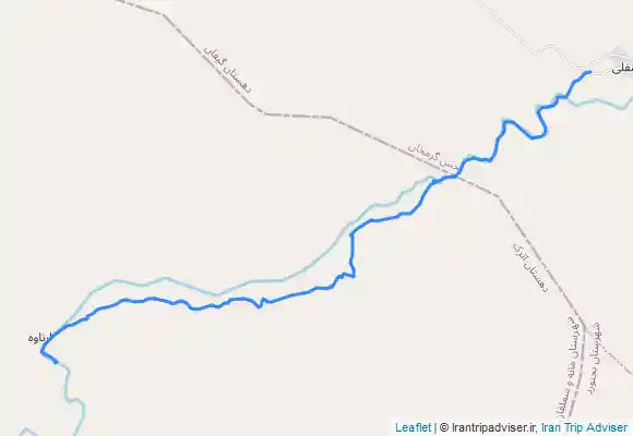 ترک جی پی اس زو ارناوه مسیر بالای دره