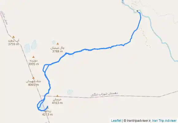 ترک جی پی اس قله کلونچین ازمسیردره کول خدنگ