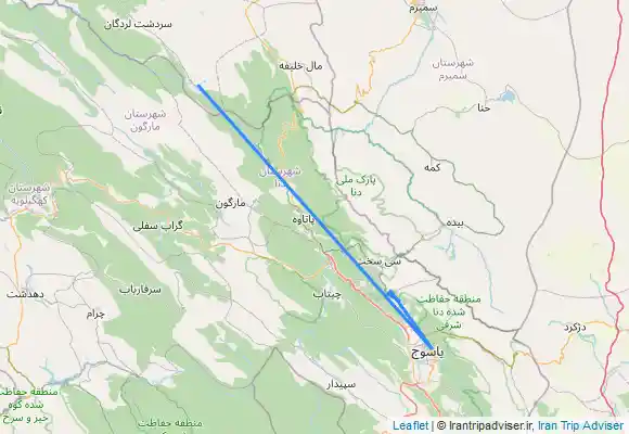 ترک جی پی اس آبشار آتشگاه