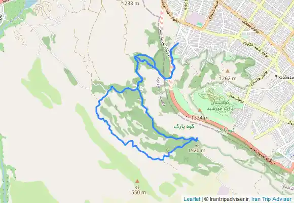 ترک جی پی اس Zoo and Fountain from Now Darreh