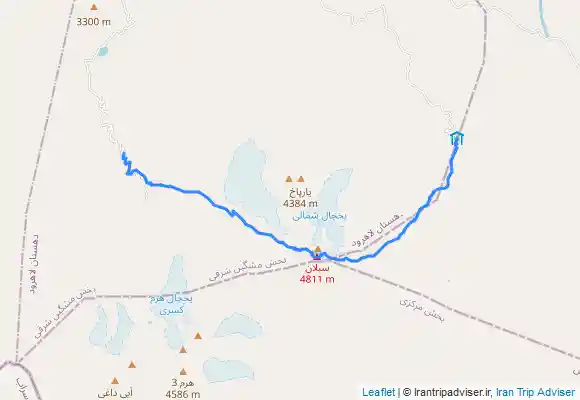 ترک جی پی اس چکاد سبلان Sabalan