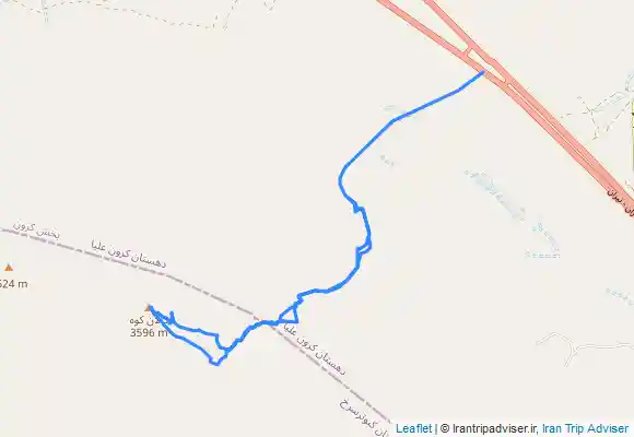 ترک جی پی اس قله دالانکوه و مسیر