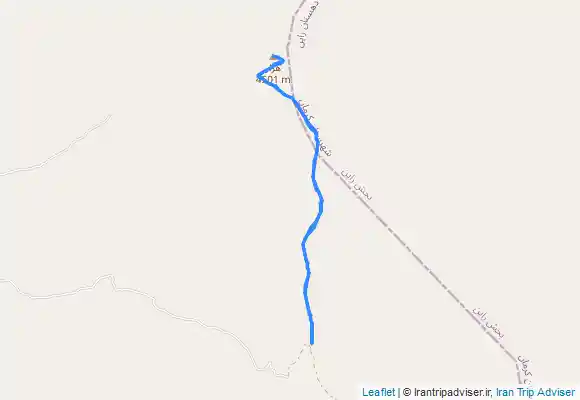 ترک جی پی اس قله هزار بام کرمان سیمرغ 4501 از مسیر باب‌زنگی