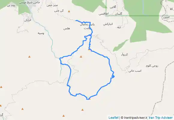 ترک جی پی اس قله التمراز یخچال پشت. برگشت تنگه انینون