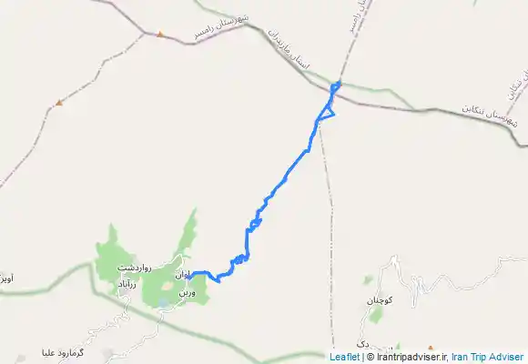 ترک جی پی اس قله خشچال از اوان