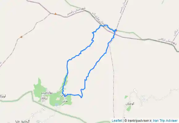 ترک جی پی اس قله خشچال روستای وربن