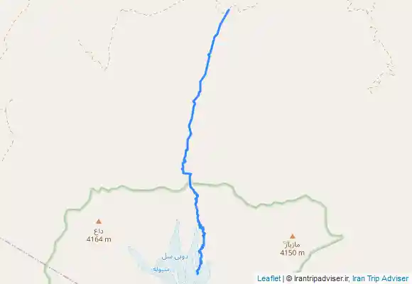 ترک جی پی اس قله دماوند جبهه شمالی رفت و برگشت