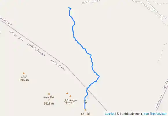 ترک جی پی اس قله کول جنو